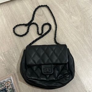 Black satchel from Forever 21